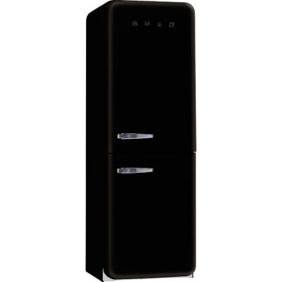 Smeg FAB32RNN 60cm 'Retro Style' Frost Free Fridge Freezer in Black with Right Hand Hinge Smeg FAB32RNN 60cm 'Retro Style' Frost Free Fridge Freezer in Black with Right Hand Hinge